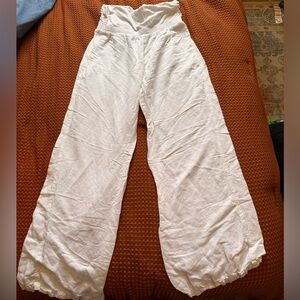 Boho White Pants